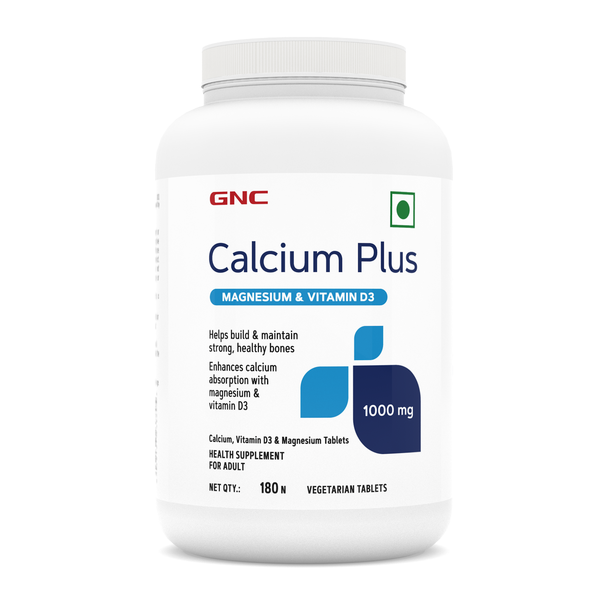 Gnc Calcium Plus 1000 180Tab 